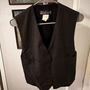 Gray Button-Up Vest